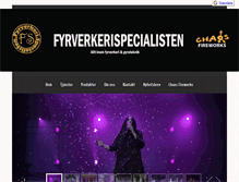 Tablet Screenshot of fyrverkerispecialisten.se